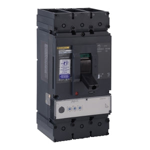 Square D: Circuit breaker, PowerPacT L, 400A, 3 pole, 600VAC, 18kA, busbar, MicroLogic 3.3S, 100%, aux, shunt