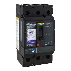 Sqaure D: Circuit breaker, PowerPacT J, 250A, 3 pole, 600VAC, 18kA, lugs, Micrologic 3.2S, 80%