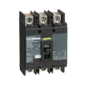 Square D: Circuit breaker, PowerPacT Q, 225A, 3 pole, 240VAC, 25kA, lugs, thermal magnetic, 80%