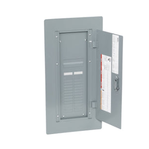 Square D: Replacement cover, QO, for 30 space load center, mono flat, combination flush and surface, gray