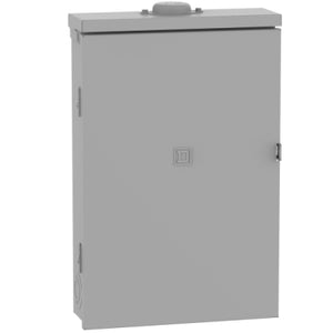 Square D: Load center, QO, 1 phase, 24 spaces, 34 circuits, 125A convertible main breaker, PoN, NEMA3R