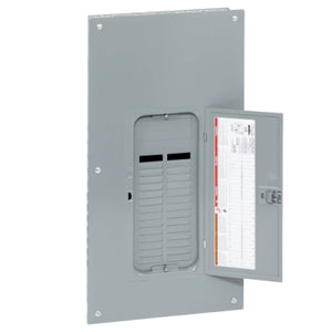 Square D: Load center, QO, 1 phase, 30 spaces, 40 circuits, 200A convertible main lugs, PoN, NEMA1, gnd bar, combo cover