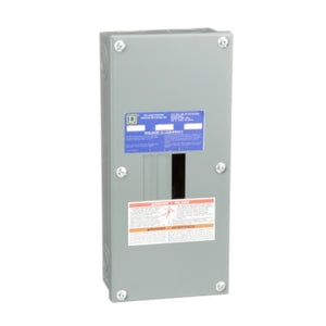 Square D: Load center, QO, 3 phase, 3 spaces, 3 circuits, 60A main lugs, NEMA1, neutral gnd bar, surface cover