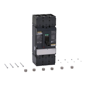 Square D: Automatic switch, PowerPact L, 400A, 3 pole, 600VAC, 18kA, lugs, magnetic