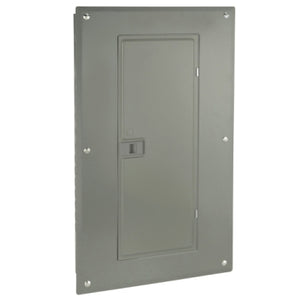 Square D: Load center, Homeline, 1 phase, 24 spaces, 48 circuits, 125A convertible main lugs, PoN, NEMA1, gnd bar, combo cover