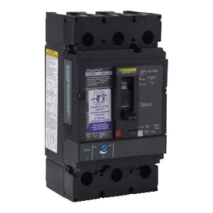 Sqaure D: Circuit breaker, PowerPacT J, 250A, 3 pole, 600VAC, 25kA, lugs, thermal magnetic, 80%, shunt