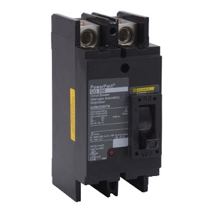 Square D: Circuit breaker, PowerPacT Q, 200A, 2 pole, 240VAC, 65kA, lugs, thermal magnetic, 80%, top of panel