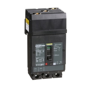 Square D: Circuit breaker, PowerPacT H, 30A, 3 pole, 600VAC, 18kA, I-Line, thermal magnetic, 80%, ABC
