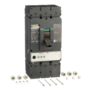 Square D: Circuit breaker, PowerPacT L, 400A, 3 pole, 600VAC, 25kA, lugs, MicroLogic 3.3, 80%
