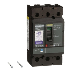 Square D: Circuit breaker, PowerPacT J, 225A, 3 pole, 600VAC, 14kA, lugs, thermal magnetic, 80%