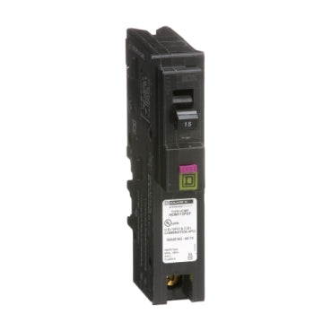 HOM115PDF Square D: Mini circuit breaker, Homeline, 15A, 1 pole, 120VAC ...
