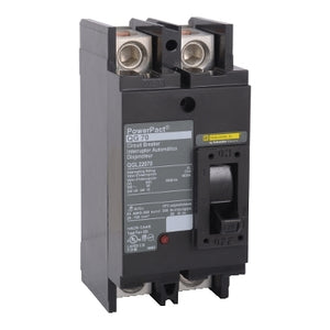 Square D: Circuit breaker, PowerPacT Q, 150A, 2 pole, 240VAC, 100kA, lugs, thermal magnetic, 80%