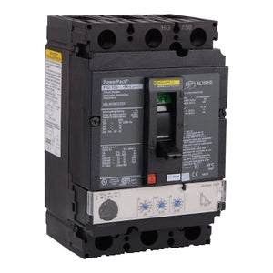 Square D: Circuit breaker, PowerPacT H, 150A, 3 pole, 600VAC, 18kA, lugs, Micrologic 3.2S, 100%