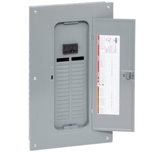 Square D: Load center, QO, 1 phase, 32 spaces, 32 circuits, 100A convertible main breaker, PoN, NEMA1, combo cover, value pack