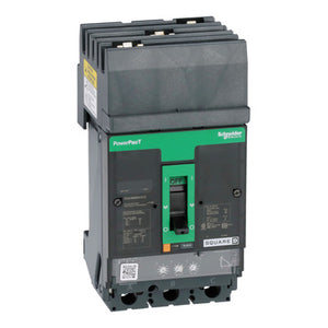 Square D: Circuit breaker, PowerPacT H, 60A, 3 pole, 600VAC, 14kA, I-Line, Micrologic 3.2, 80%, ABC