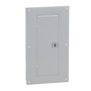 Square D: Load center, Homeline, 1 phase, 24 spaces, 48 circuits, 100A convertible main breaker, PoN, NEMA1, combo cover