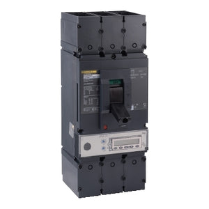 Square D: Circuit breaker, PowerPacT L, 600A, 3 pole, 600VAC, 14kA, lugs, Micrologic 6.3A, 80%