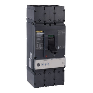 Square D: Circuit breaker, PowerPacT L, 400A, 3 pole, 600VAC, 14kA, lugs, MicroLogic 3.3, 100%