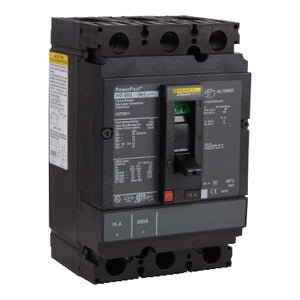 Square D: Automatic switch, PowerPacT H, 150A, 3 pole, 600VAC, 18kA, lugs, magnetic