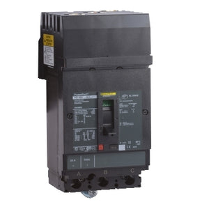 Square D: Circuit breaker, PowerPacT H, 20A, 3 pole, 600VAC, 14kA, I-Line, thermal magnetic, 80%, ABC