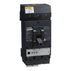 Square D: Circuit breaker, PowerPacT L, 600A, 3 pole, 600VAC, 18kA, I-Line, MicroLogic 3.3S, 80%, ABC