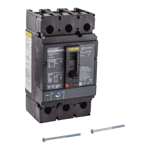 Square D: Circuit breaker, PowerPacT J, 225A, 3 pole, 600VAC, 18kA, lugs, thermal magnetic, 100%
