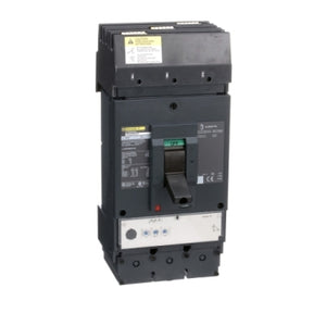 Square D: Circuit breaker, PowerPacT L, 400A, 3 pole, 600VAC, 18kA, I-Line, MicroLogic 3.3S, 80%, ABC