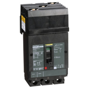 Square D: Circuit breaker, PowerPacT H, 40A, 3 pole, 600VAC, 14kA, I-Line, thermal magnetic, 80%, ABC