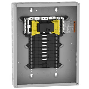 Square D: Load center, QO, 1 phase, 16 spaces, 24 circuits, 100A convertible main breaker, NEMA1
