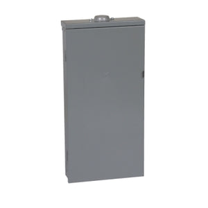 Square D: Load center, Homeline, 1 phase, 8 spaces, 16 circuits, 150A convertible main breaker, PoN, NEMA3R, feedthru