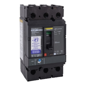Square D: Circuit breaker, PowerPacT J, 225A, 2 pole, 600VAC, 14kA, lugs, thermal magnetic, 100%, copper lugs