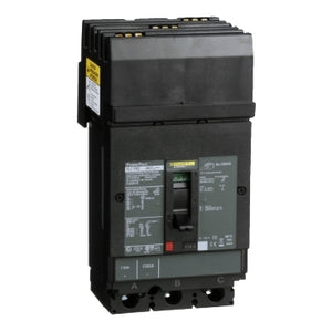 Square D: Circuit breaker, PowerPacT H, 110A, 3 pole, 600VAC, 25kA, I-Line, thermal magnetic, 80%, ABC