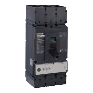 Square D: Circuit breaker, PowerPacT L, 600A, 3 pole, 600VAC, 100kA, lugs, MicroLogic 3.3S, 80%