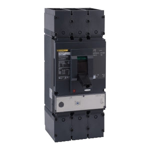 Square D: Circuit breaker, PowerPacT L, 350A, 3 pole, 500VDC, 20kA, lugs, thermal magnetic, 80%