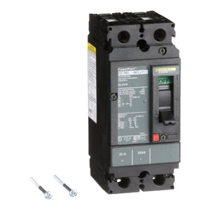 Square D: Circuit breaker, PowerPacT H, 30A, 2 pole, 600VAC, 14kA, lugs, thermal magnetic, 80%