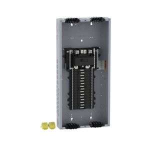 Square D: Load center, QO, 1 phase, 30 spaces, 30 circuits, 200A convertible main breaker, PoN, NEMA1, Qwik-grip