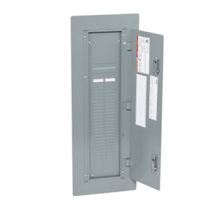 Square D: Replacement cover, QO, for 60 space load center, mono flat, combination flush and surface, gray