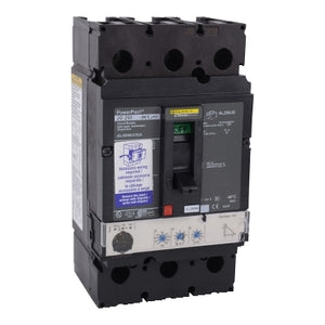 Square D: Circuit breaker, PowerPacT J, 250A, 3 pole, 600VAC, 18kA, lugs, Micrologic 3.2, 80%, undervoltage