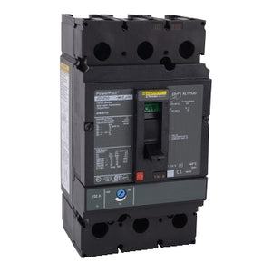 Square D: Circuit breaker, PowerPacT J, 200A, 3 pole, 600VAC, 18kA, lugs, thermal magnetic, 80%, aux, shunt