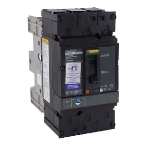 Square D: Circuit breaker, PowerPacT J, 250A, 3 pole, 600VAC, 25kA, plug in, thermal magnetic, 80% aux