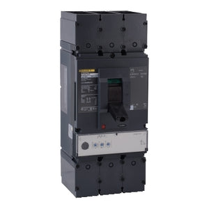 Square D: Circuit breaker, PowerPacT L, 400A, 3 pole, 480VAC, 18kA, lugs, MicroLogic 3.3S, 80%, mission critical