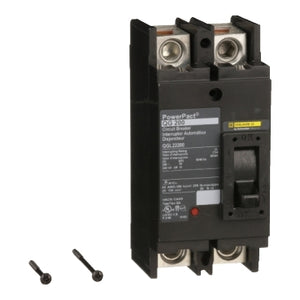 Square D: Circuit breaker, PowerPacT Q, 200A, 2 pole, 240VAC, 65kA, lugs, thermal magnetic, 80%