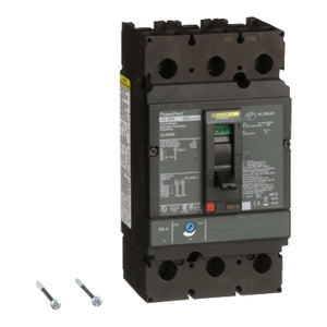 Sqaure D: Circuit breaker, PowerPacT J, 250A, 3 pole, 600VAC, 18kA, lugs, thermal magnetic, 100%