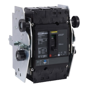 Square D: Circuit breaker, PowerPacT J, 200A, 3 pole, 600VAC, 18kA, drawout, thermal magnetic, 80%