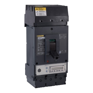 Square D: Circuit breaker, PowerPacT L, 400A, 3 pole, 600VAC, 18kA, I-Line, MicroLogic 5.3A, 80%, ABC