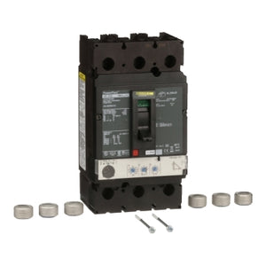 Square D: Circuit breaker, PowerPacT J, 250A, 3 pole, 600VAC, 14kA, lugs, Micrologic 3.2, 80%