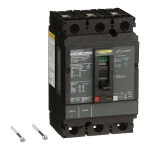 Square D: Circuit breaker, PowerPacT H, 150A, 3 pole, 600VAC, 25kA, lugs, thermal magnetic, 80%