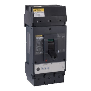Square D: Circuit breaker, PowerPacT L, 250A, 3 pole, 600VAC, 14kA, I-Line, MicroLogic 3.3, 80%, ABC