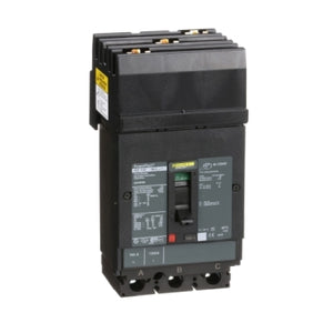 Square D: Circuit breaker, PowerPacT H, 100A, 3 pole, 600VAC, 14kA, I-Line, thermal magnetic, 80%, ABC