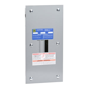 Square D: Load center, QO, 3 phase, 3 spaces, 3 circuits, 60A main lugs, NEMA1, neutral gnd bar, flush cover